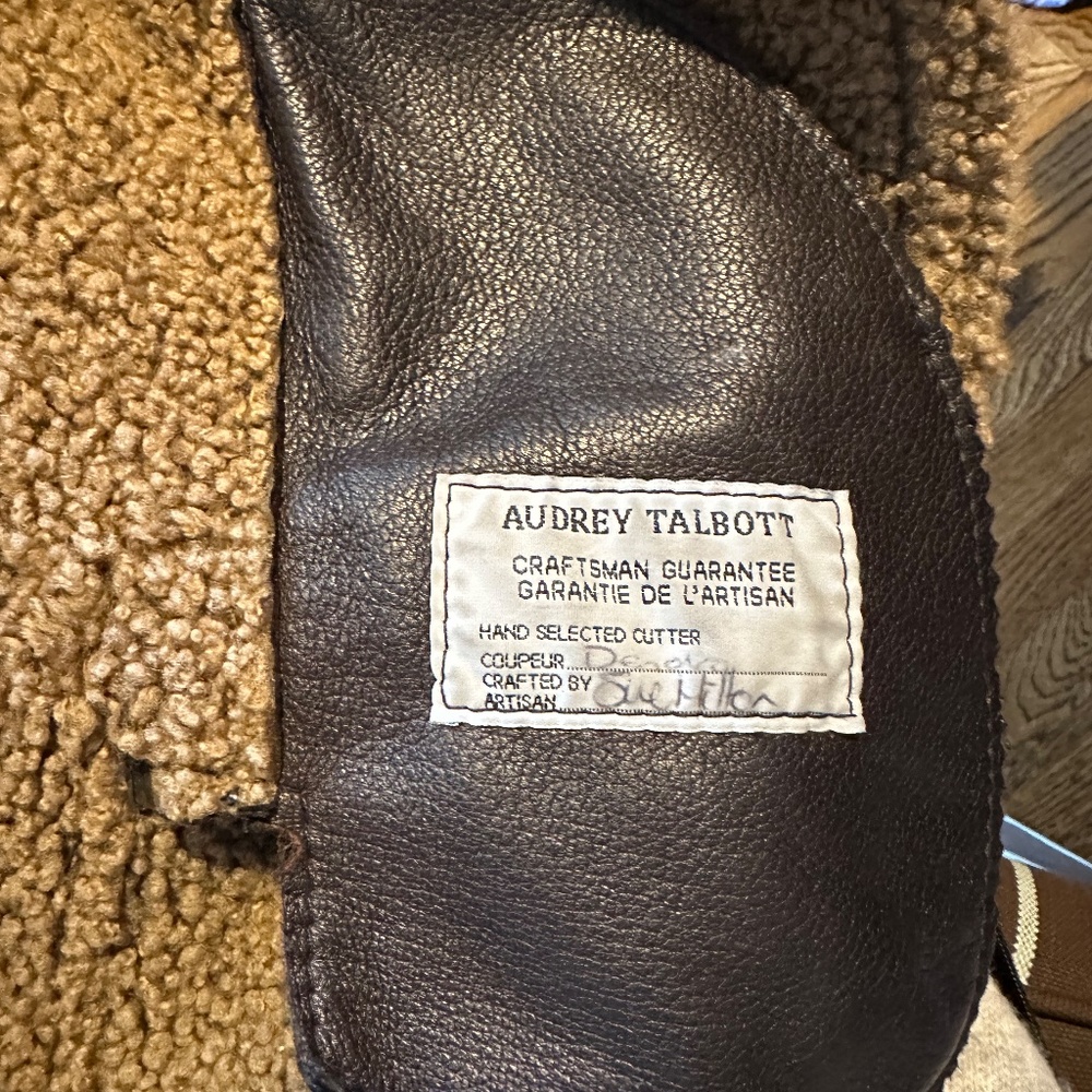 Audrey Talbott Suede Jacket Size Small - image 5